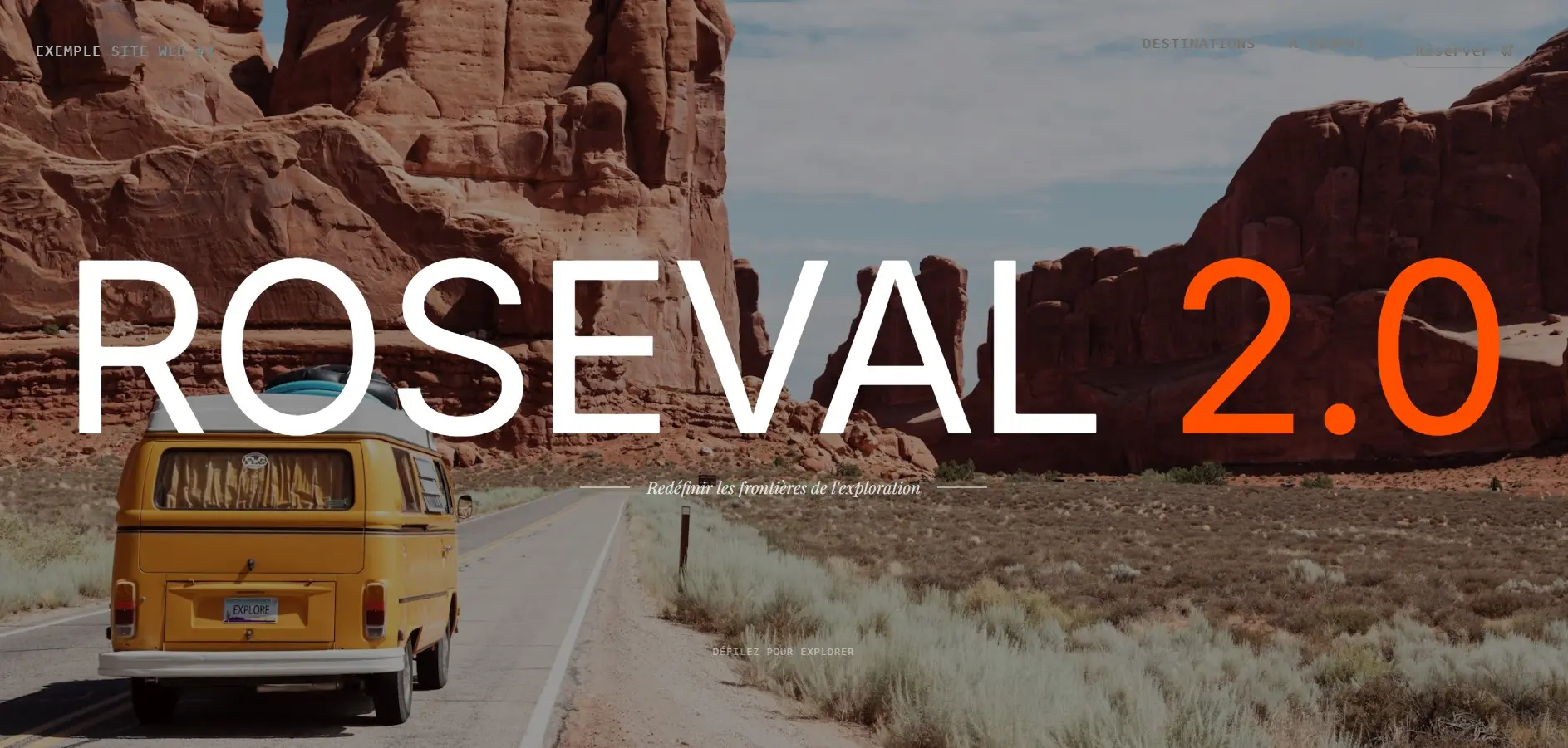 Site web Voyage